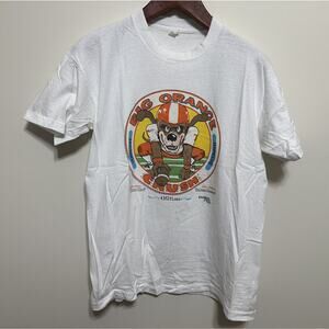 Vintage Tennessee Volunteers Football Shirt Orange Crush‎ Rare White Smokey 90s
